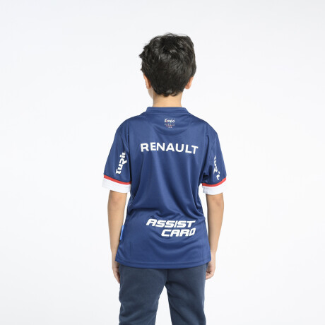 Camiseta Away 2 2023 Nacional Junior Skuba, Azul Marino, Blanco
