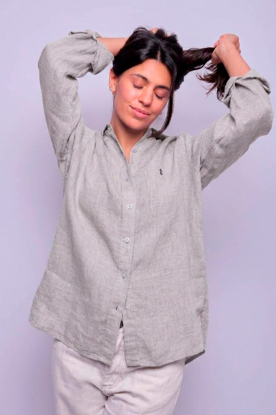 Camisa Suspiro Gris