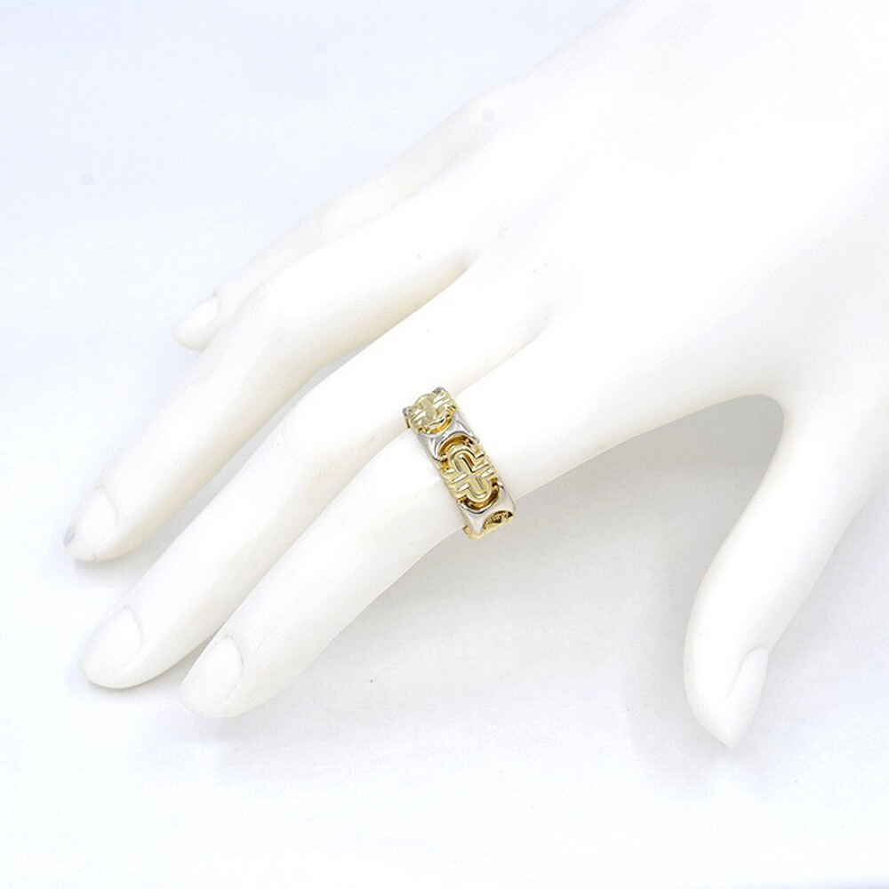 Anillo En Oro 18K De 2 Tonos Anillo En Oro 18K De 2 Tonos