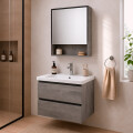 MUEBLE DE BAÑO AÉREO MODELO 2023 -60 / MUEBLE + BACHA + ESPEJO Mueble De Baño Aéreo Modelo 2023 -60 / Mueble + Bacha + Espejo