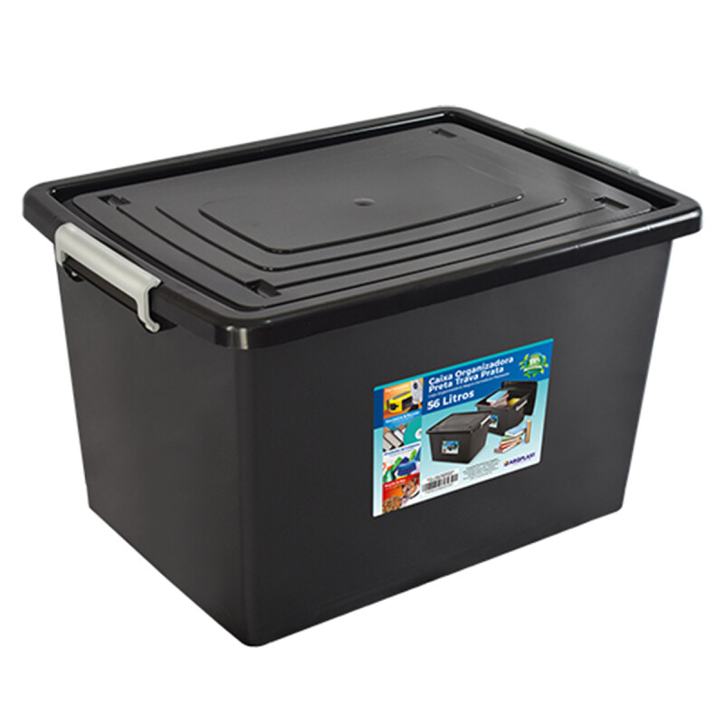 Caja organizadora 56 lts NEGRO