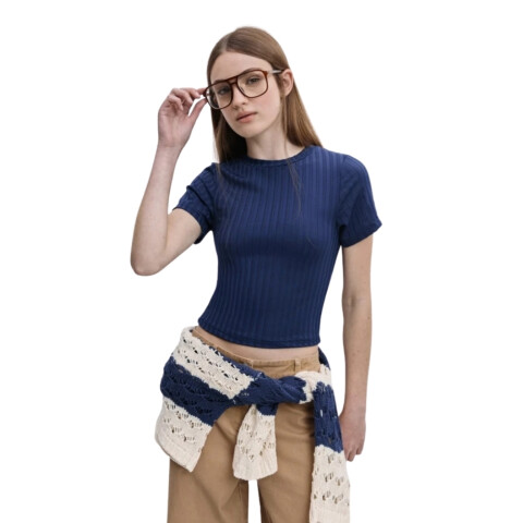 TOP HENRY XXS-L AZUL MARIN
