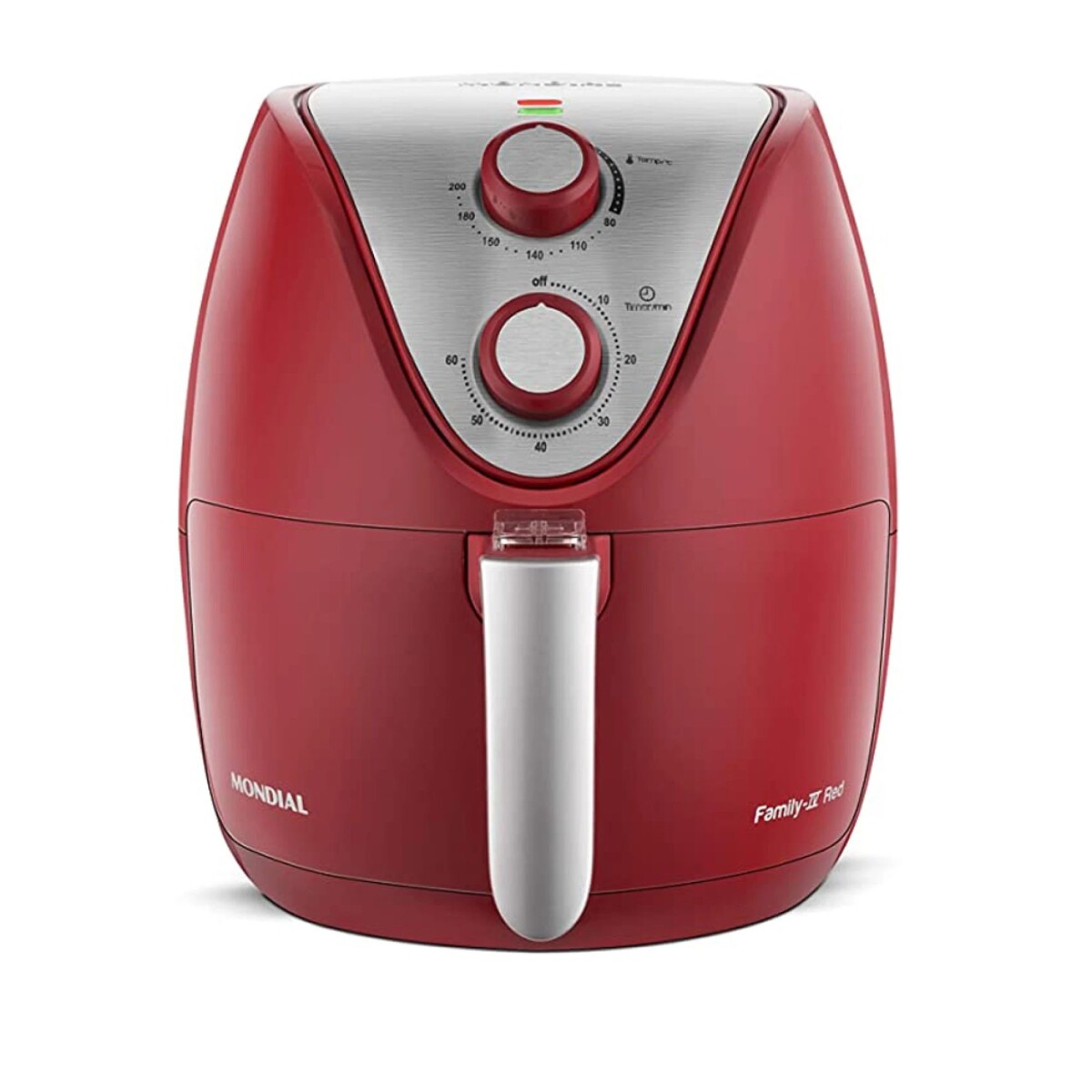 Freidora Electrica Mondial Air Fry 5 litros rojo/inox AFN-50 