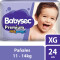 BabySec pañales Premium XGx24
