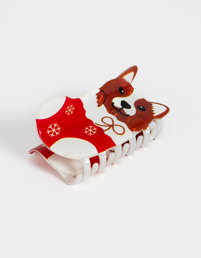 Broche Animalito Broche Perrito Navideño - Combinacion Multicolor