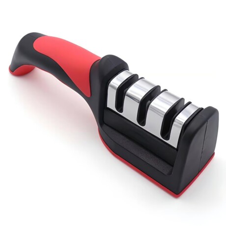 Afilador de cuchillo ergonómico de 3 etapas Afilador de cuchillo ergonómico de 3 etapas