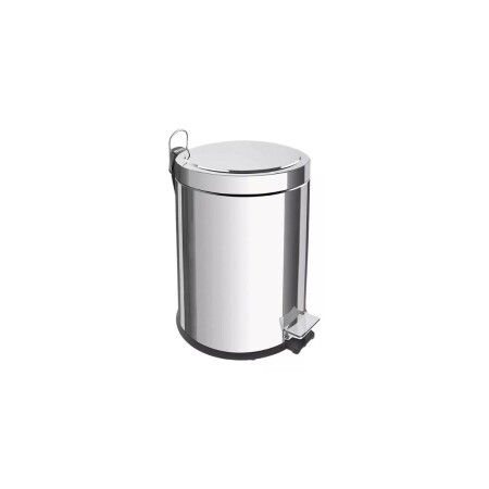 PAPELERA TACHO ACERO INOXIDABLE TRAMONTINA 3LTS PLATEADO