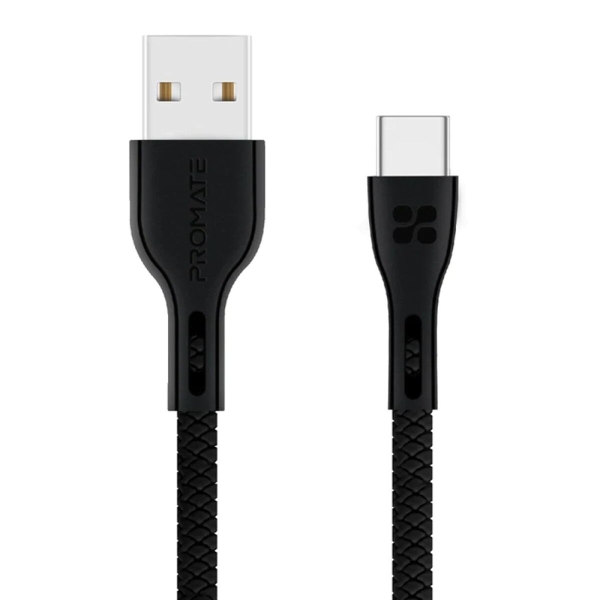 Cable USB Datos Carga Ultra-rápida 1.2Mt Promate PowerBeam-C - Negro 