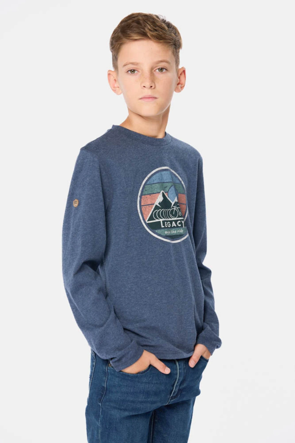 REMERA ESTAMPADA Azul