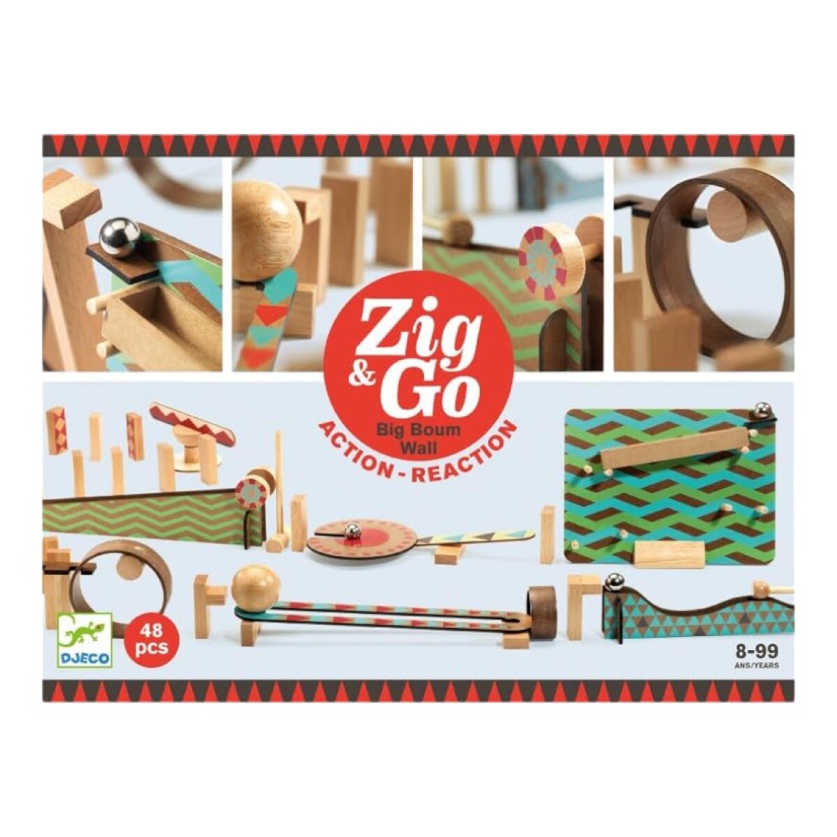 Juego de Mesa Zig & Go 48 Piezas 