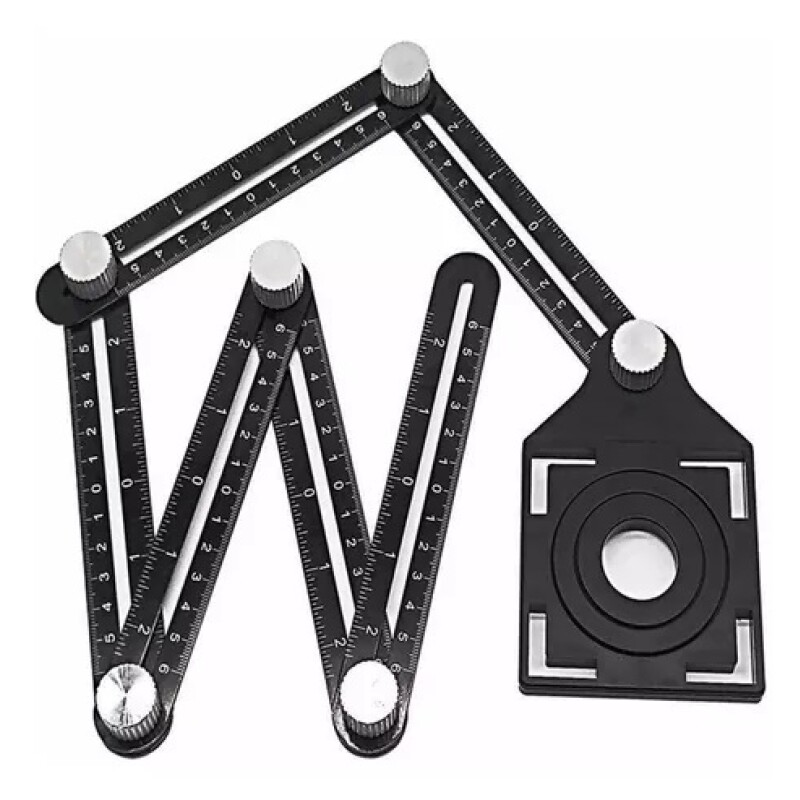 TOLSEN REGLA COPIADORA DE ÁNGULOS ALUMINIO 6 TRAMOS 8 (C/U) Tolsen Regla Copiadora De ángulos Aluminio 6 Tramos 8 (c/u)