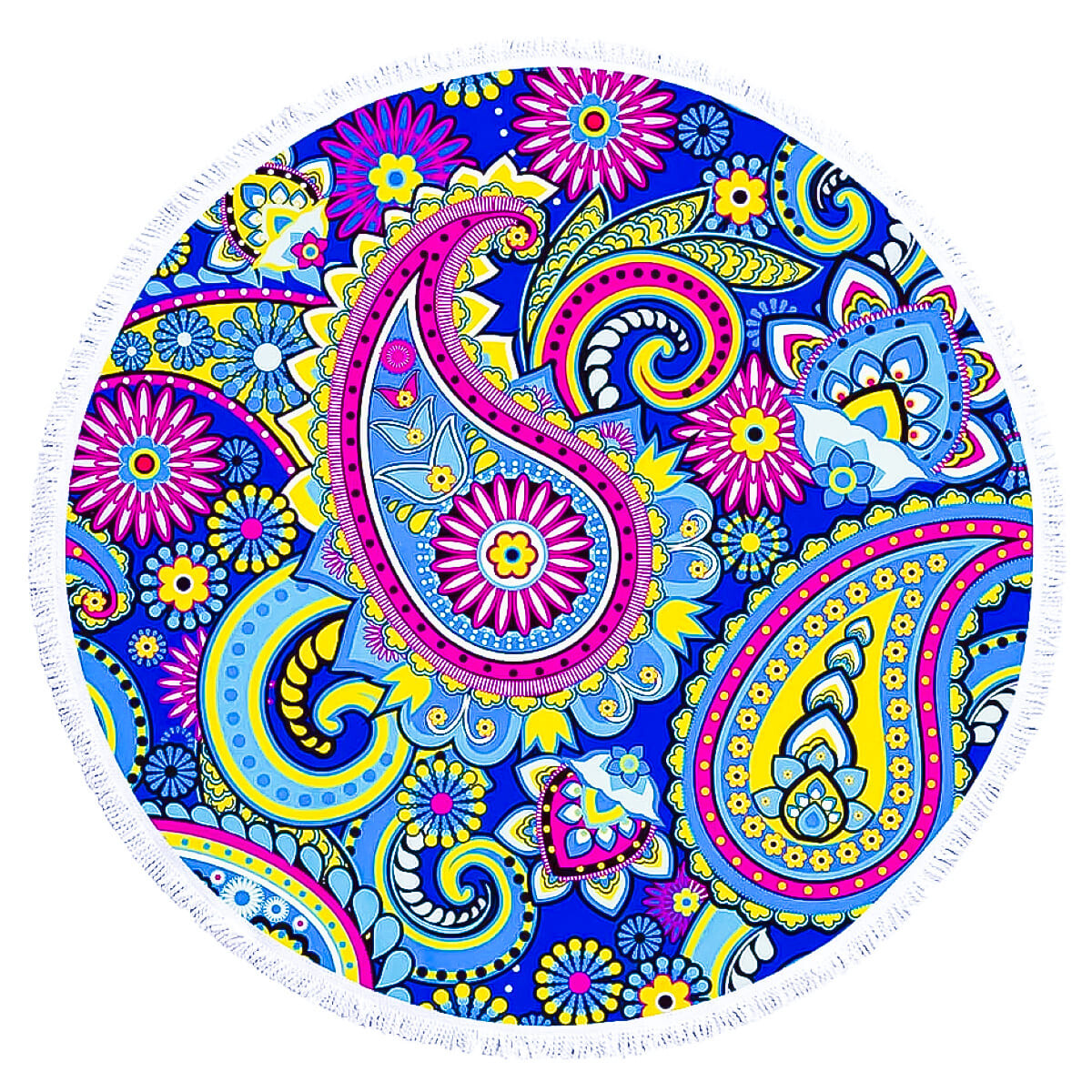 Toalla Pareo Circular Microfibra 150cm Playa Piscina - Mandala Color 