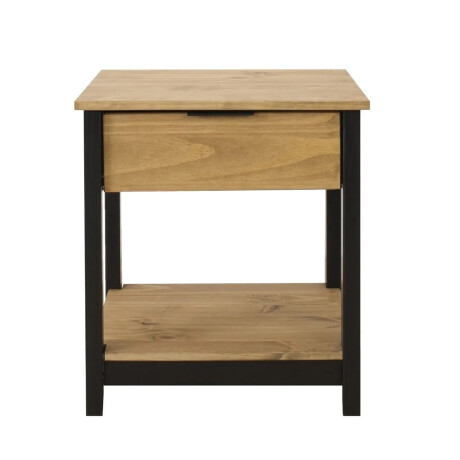 Mesa de luz madera maciza un cajón Mesa de luz madera maciza un cajón