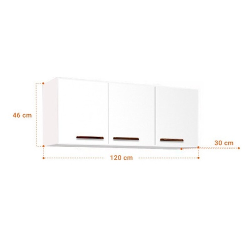 Mueble Aereo de Cocina Alacena Con Un Estante Y 3 Puertas Batientes Arte Cas Linea Premi Mueble Aereo De Cocina Alacena Con Un Estante Y 3 Puertas Batientes Arte Cas Linea Premi
