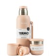 Kit Termo 1 LT Con Base De Silicona + Mate folkie Rosado