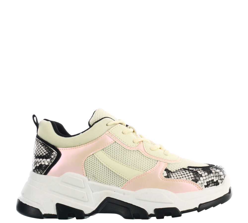 Deportivo TELMA con colores combinados Beige