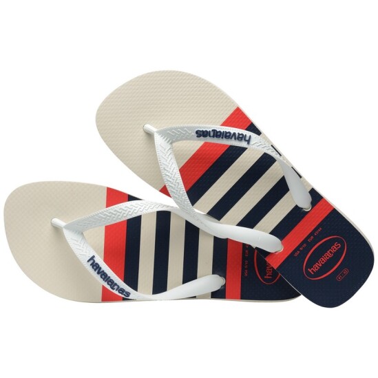 Ojotas Havaianas Top Nautical Blanco