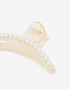 Broche Con strass y perlas Broche Con Perlas - Blanco Crudo