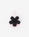 Llavero Cozy Llavero Y Bag Charm Flor Puffy - Combinacion Bicolor