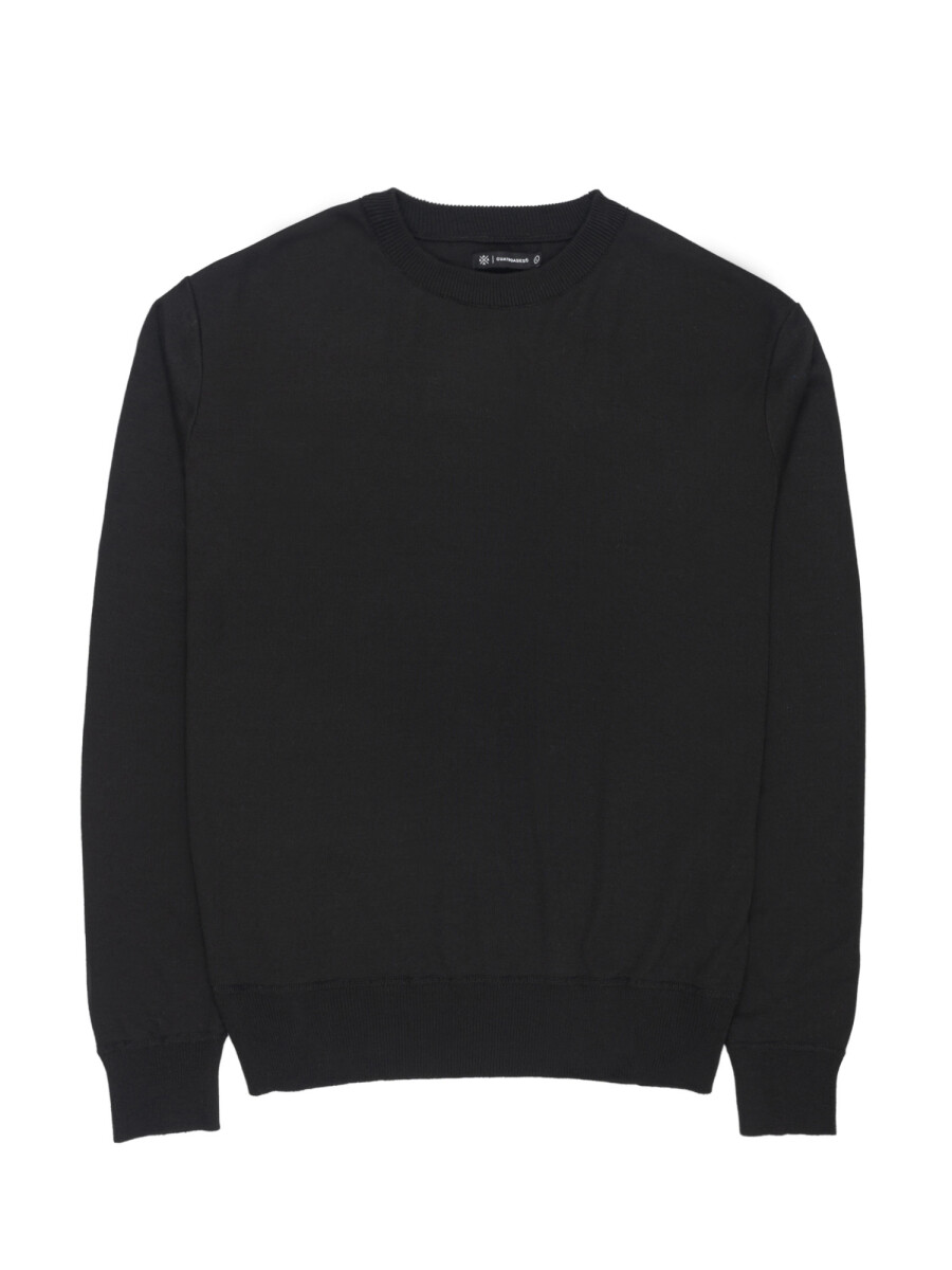 Sweater básico - negro 