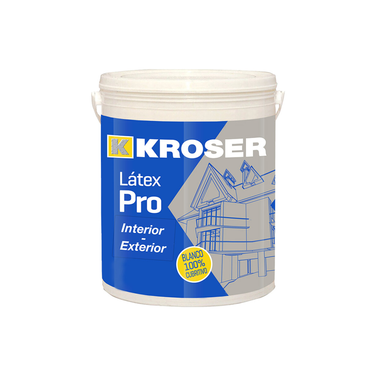 PINTURA KROSER LATEX PRO INTERIOR/EXTERIOR 3.6L ++ - N/a 