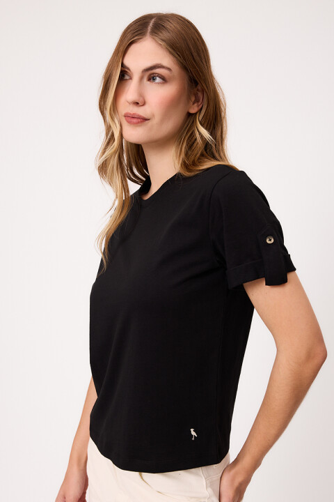 T-SHIRT HALIE POLANCO Negro