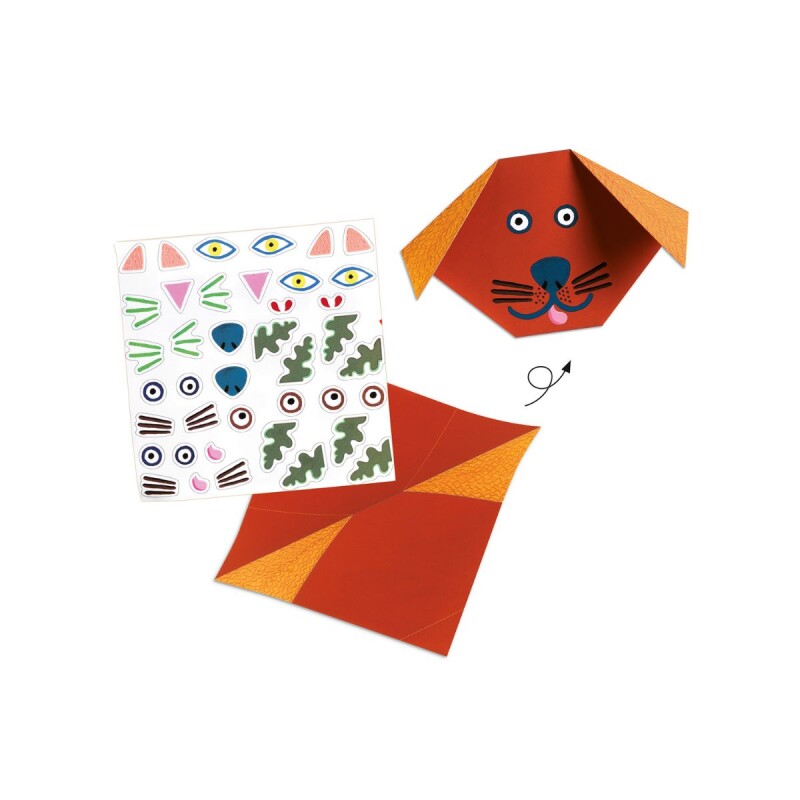 Iniciar en Origami Djeco Modelo animales Iniciar en Origami Djeco Modelo animales