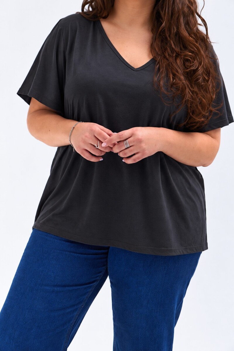 Remera Viviana - negro 