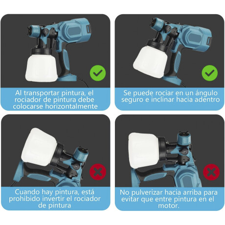 Pistola para Pintar a Batería EcoDrop con 2 Baterías 21V Pistola para Pintar a Batería EcoDrop con 2 Baterías 21V
