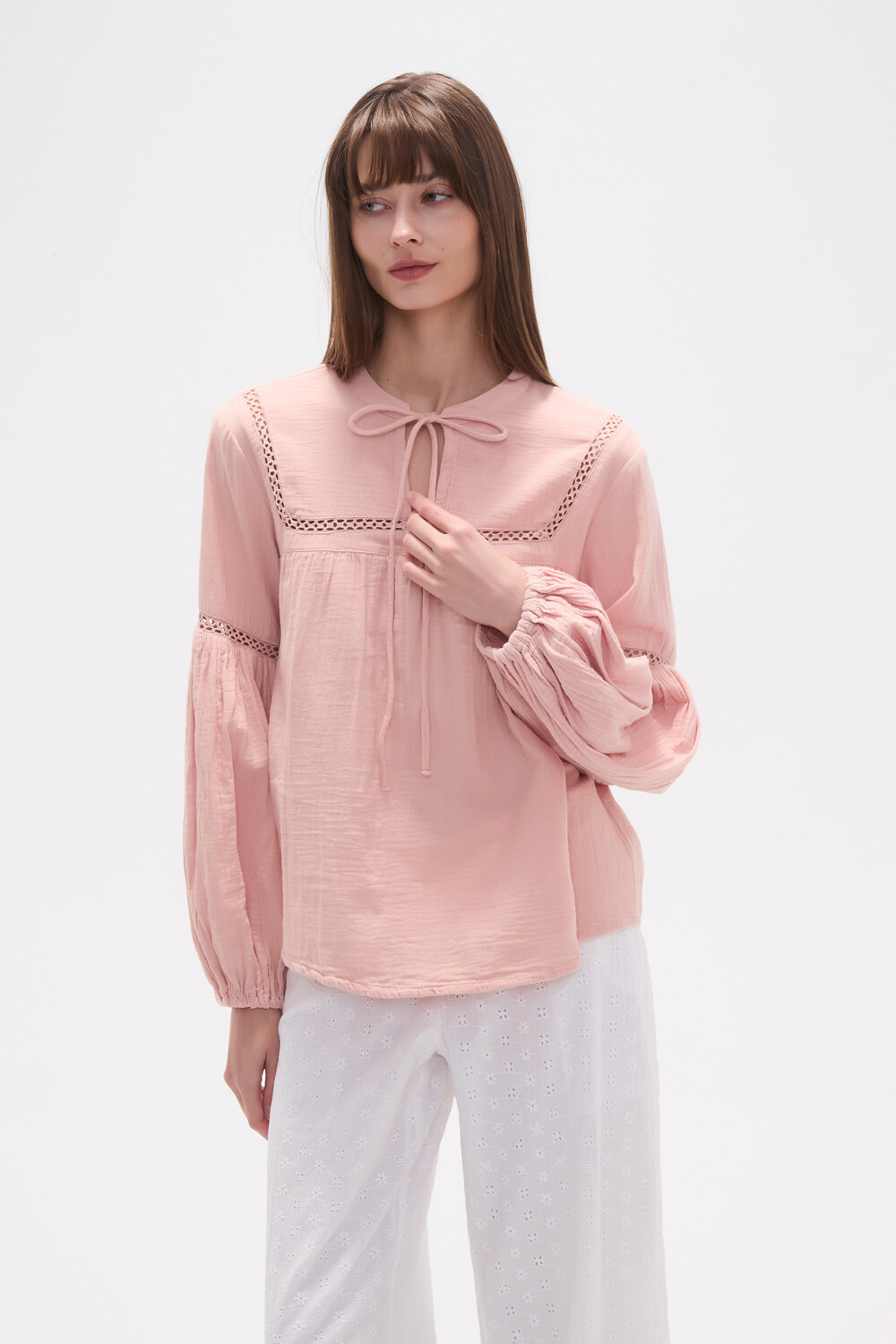 Blusa Stacius Rosa Viejo