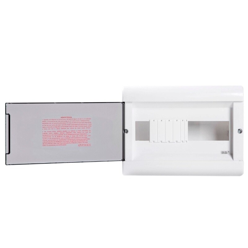 TABLERO EMB. PLASTICO DIN 12TM TRANSPARENTE TABLERO EMB. PLASTICO DIN 12TM TRANSPARENTE