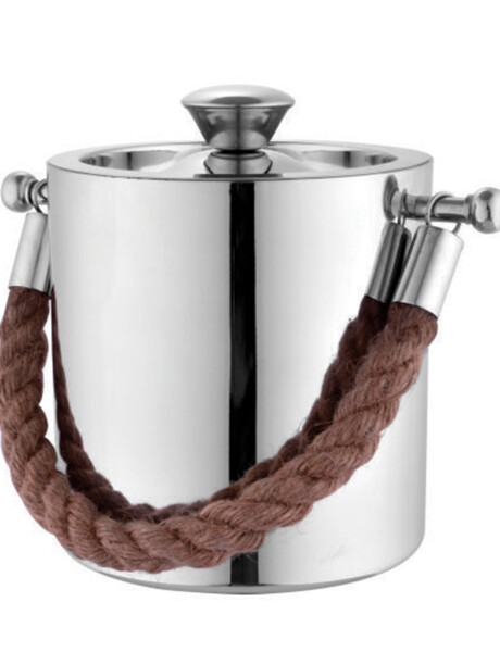 HIELERA DOBLE PARED ACERO C/ASA. D15x15CM HIELERA DOBLE PARED ACERO C/ASA. D15x15CM