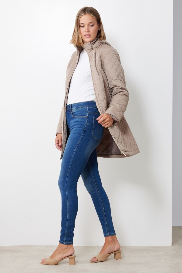 Campera Capitoneada BEIGE