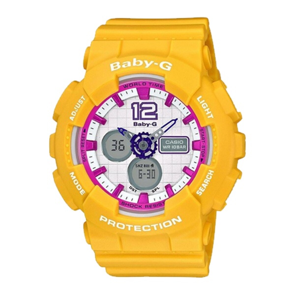 Reloj Casio Baby-G Resina Amarillo 