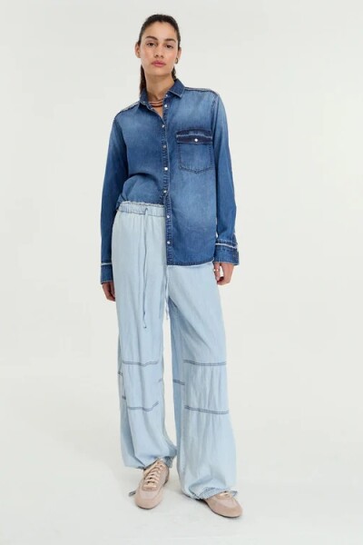 PANTALON LUCCA Celeste