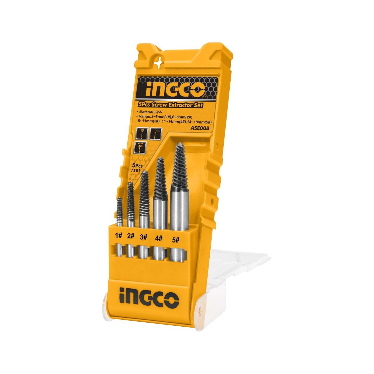 Kit 5 Contra Macho Extractor De Tornillos