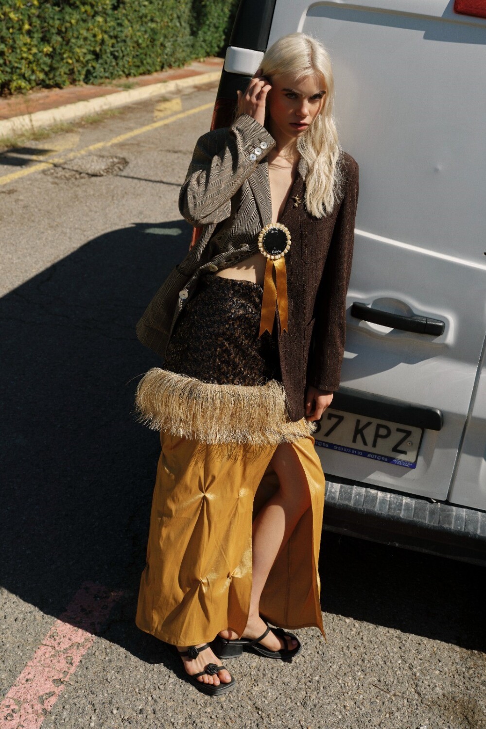 Tropical Glow Skirt Chocolate