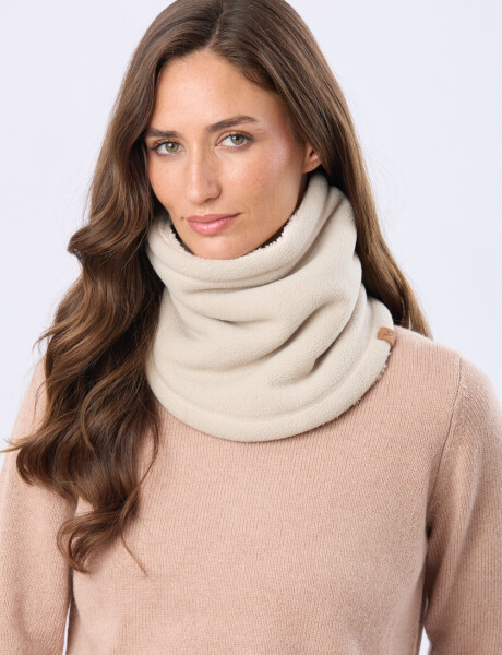 CUELLO POLAR Y SHERPA Beige