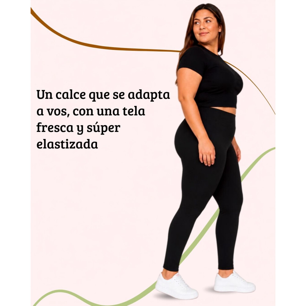 Calza tiro alto skinny deportiva Calza tiro alto skinny deportiva