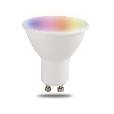 LAMPARA DICROICA LED SMART 5W RGB DIM GU10 LAMPARA DICROICA LED SMART 5W RGB DIM GU10