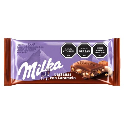 Chocolate Milka Castañas Con Caramelo 155 Grs. Chocolate Milka Castañas Con Caramelo 155 Grs.