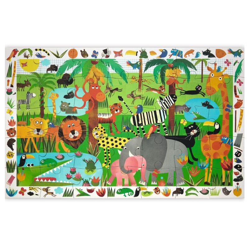 Puzzle de observación 55pcs La Jungla