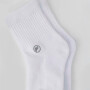 Medias The Everyday Quarter Crew Sock Unisex Classic White