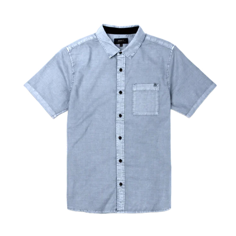 Camisa Roark Made To Fade - Celeste Camisa Roark Made To Fade - Celeste