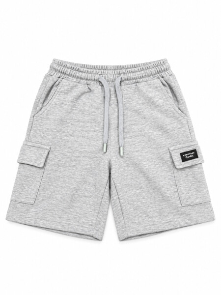 SHORT EBERET GRIS MELANGE M