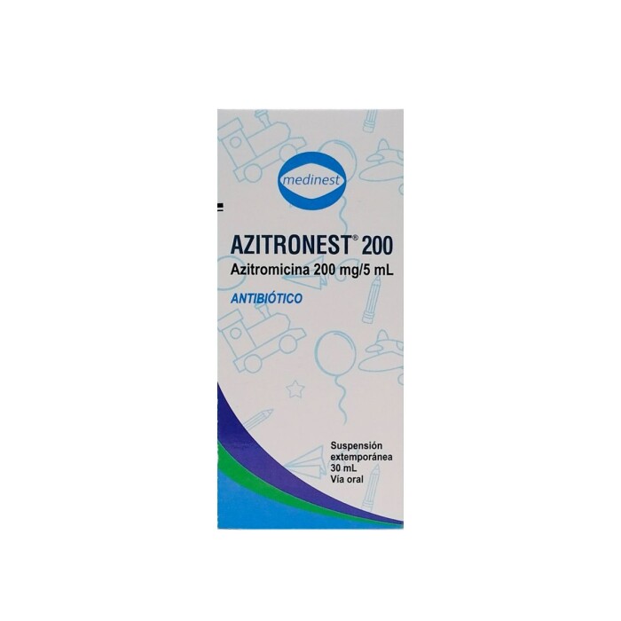 AZITRONEST 200 MG. FR. X 30 ML. única