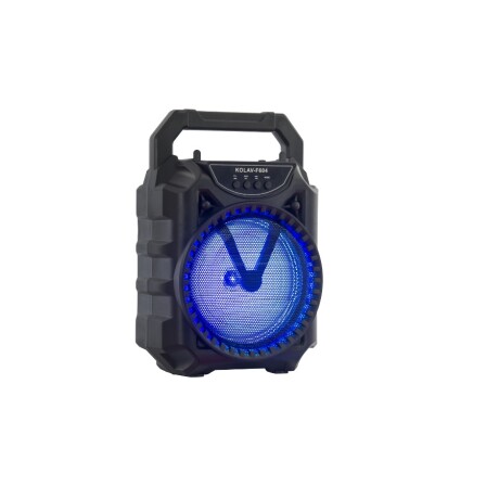 Parlante 6.5" bluetooth batería recargable luces led 001