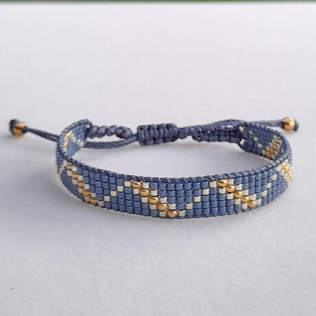 Pulsera LUCIA tejida - azul Pulsera LUCIA tejida - azul