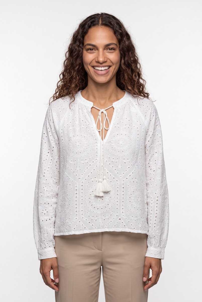 BLUSA WYNER - BLANCO. 