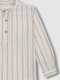 Camisa Mao Rayas Crudo